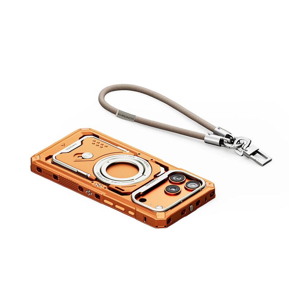 Чехол Tilta Khronos для iPhone 17 Pro Max Оранжевый Чехол Tilta Khronos для iPhone 17 Pro Max Оранжевый