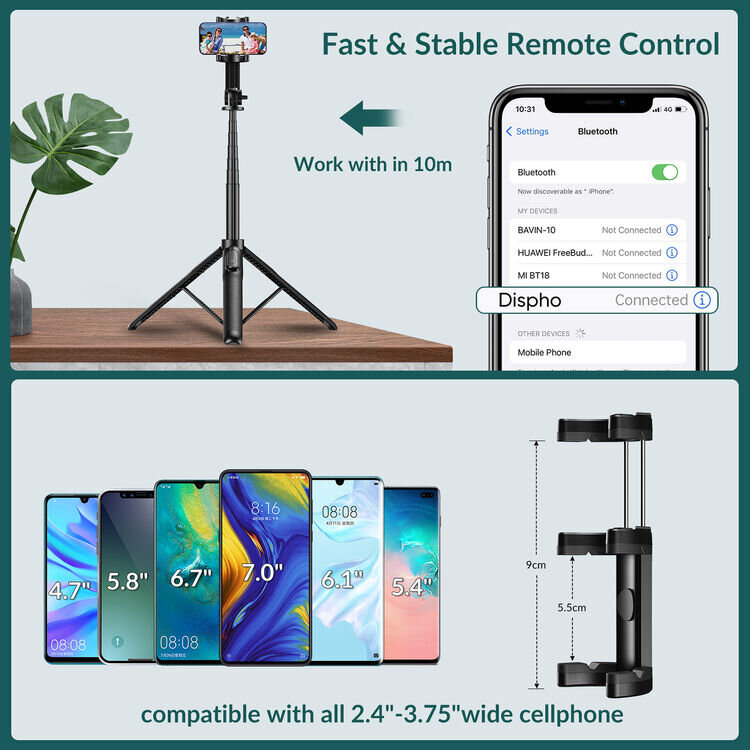 Монопод Apexel D10 Selfie Stick для смартфона Монопод Apexel D10 Selfie Stick для смартфона