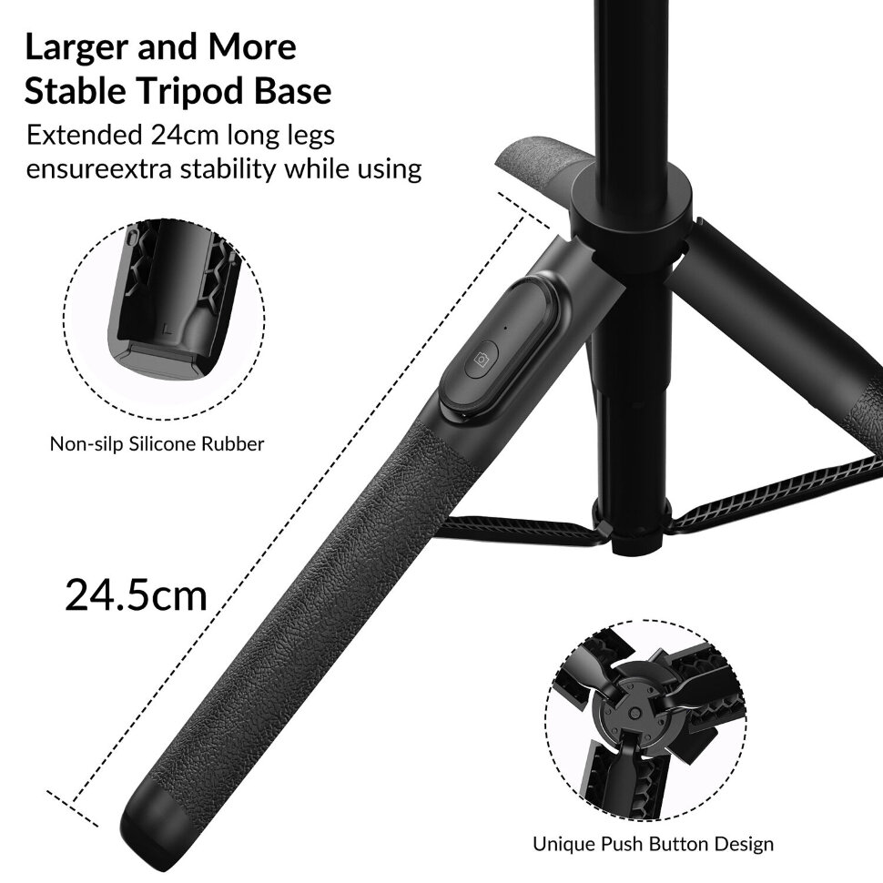 Монопод Apexel D10 Selfie Stick для смартфона Монопод Apexel D10 Selfie Stick для смартфона