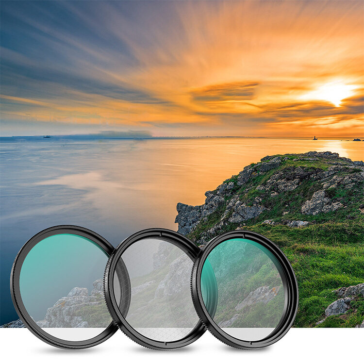 Комплект светофильтров Apexel FL3S 3-в-1 для смартфона (67мм) Комплект светофильтров Apexel FL3S 3-в-1 для смартфона (67мм)