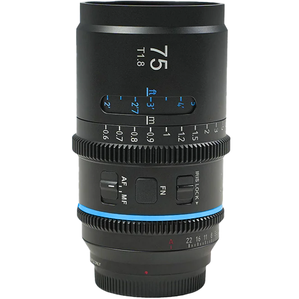 Объектив Sirui Astra 75mm T1.8 FF AF Anamorphic 1.33x E-mount (Blue flare) Объектив Sirui Astra 75mm T1.8 FF AF Anamorphic 1.33x E-mount (Blue flare)
