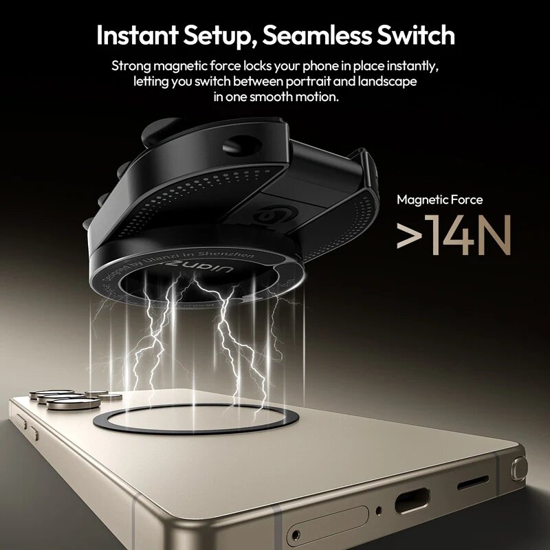 Держатель смартфона Ulanzi MA39 Maglock Suction Cup на присосках Держатель смартфона Ulanzi MA39 Maglock Suction Cup на присосках