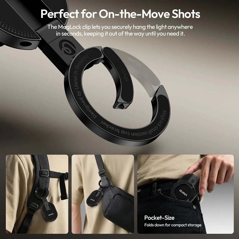 Держатель смартфона Ulanzi MA39 Maglock Suction Cup на присосках Держатель смартфона Ulanzi MA39 Maglock Suction Cup на присосках