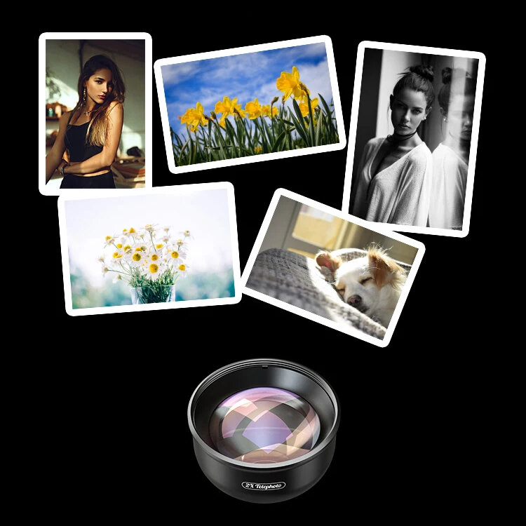Объектив Apexel 2X Telephoto для смартфона Объектив Apexel 2X Telephoto для смартфона