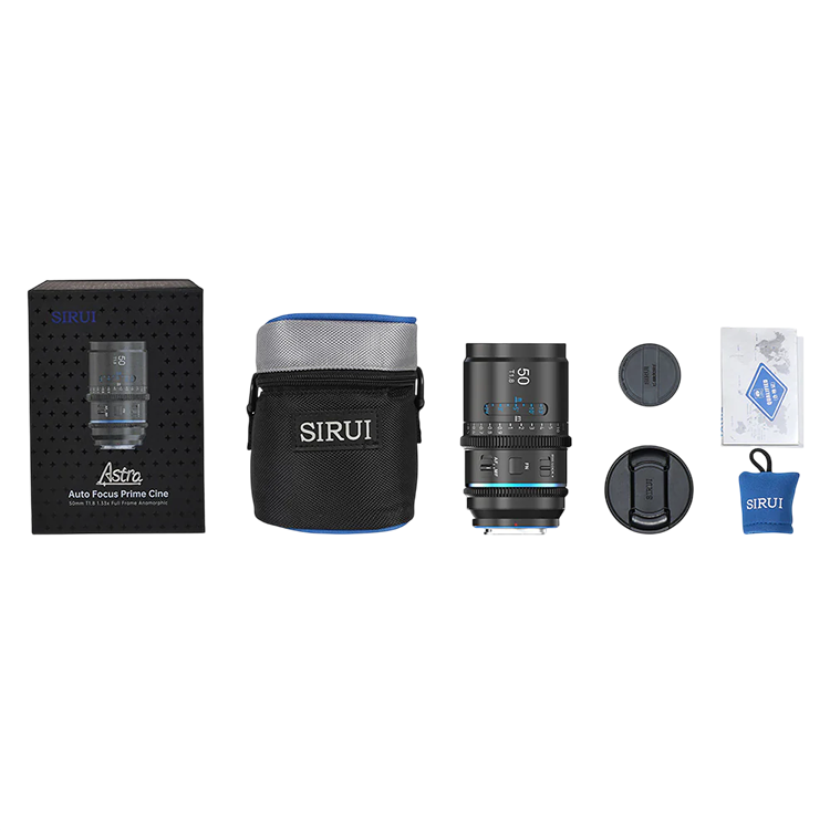 Объектив Sirui Astra 50mm T1.8 FF AF Anamorphic 1.33x Z-mount (Blue flare) Объектив Sirui Astra 50mm T1.8 FF AF Anamorphic 1.33x Z-mount (Blue flare)