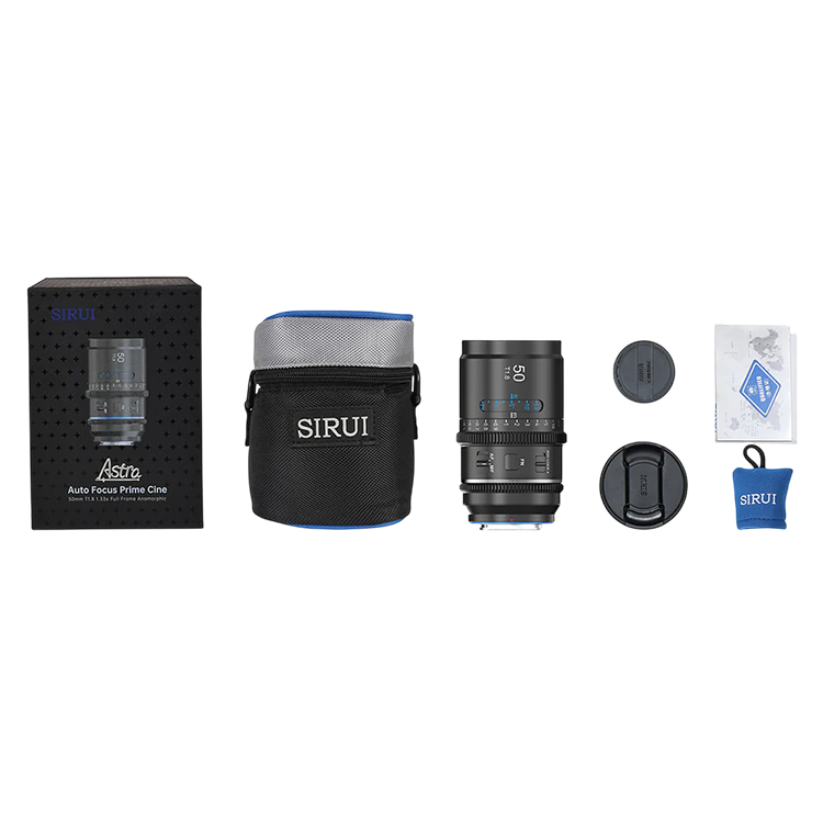 Объектив Sirui Astra 50mm T1.8 FF AF Anamorphic 1.33x L-mount (Neutral flare) Объектив Sirui Astra 50mm T1.8 FF AF Anamorphic 1.33x L-mount (Neutral flare)