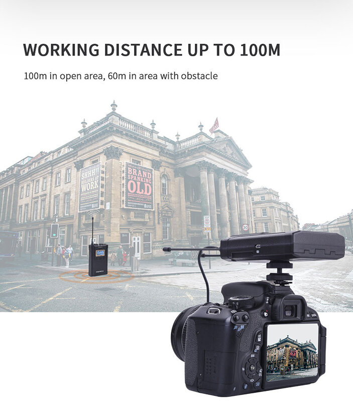 Радиосистема CoMica CVM-WM100 plus UHF (RX + TX) Радиосистема CoMica CVM-WM100 plus UHF (RX + TX)