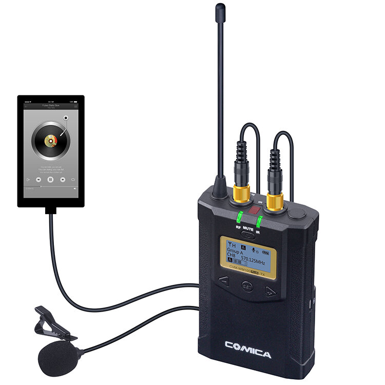 Радиосистема CoMica CVM-WM100 plus UHF (RX + TX) Радиосистема CoMica CVM-WM100 plus UHF (RX + TX)