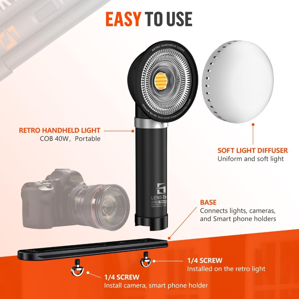 Осветитель LensGo 40SHB Retro Осветитель LensGo 40SHB Retro