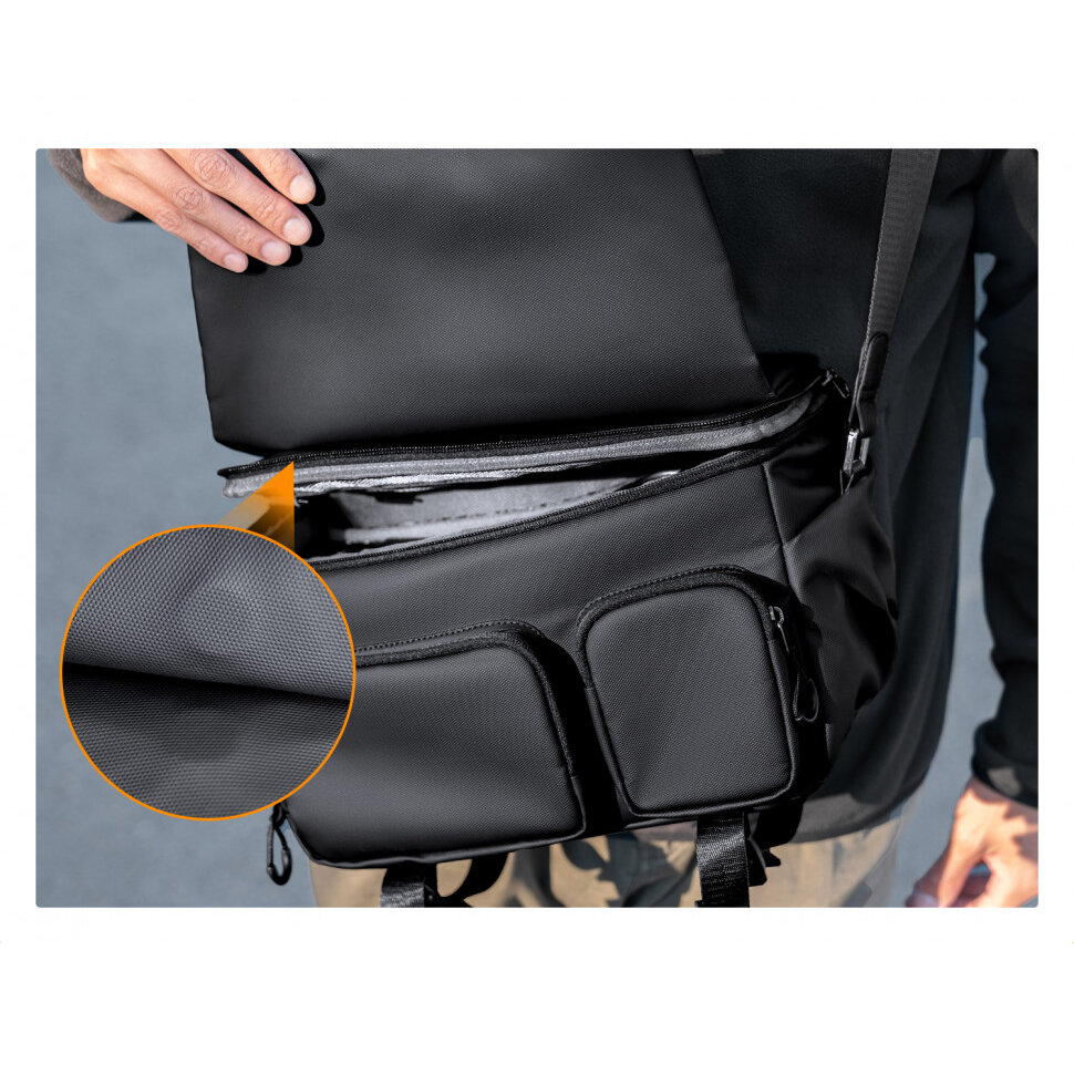 Сумка K&F Concept Urban Wander Sling 10L Зелёная Сумка K&F Concept Urban Wander Sling 10L Зелёная