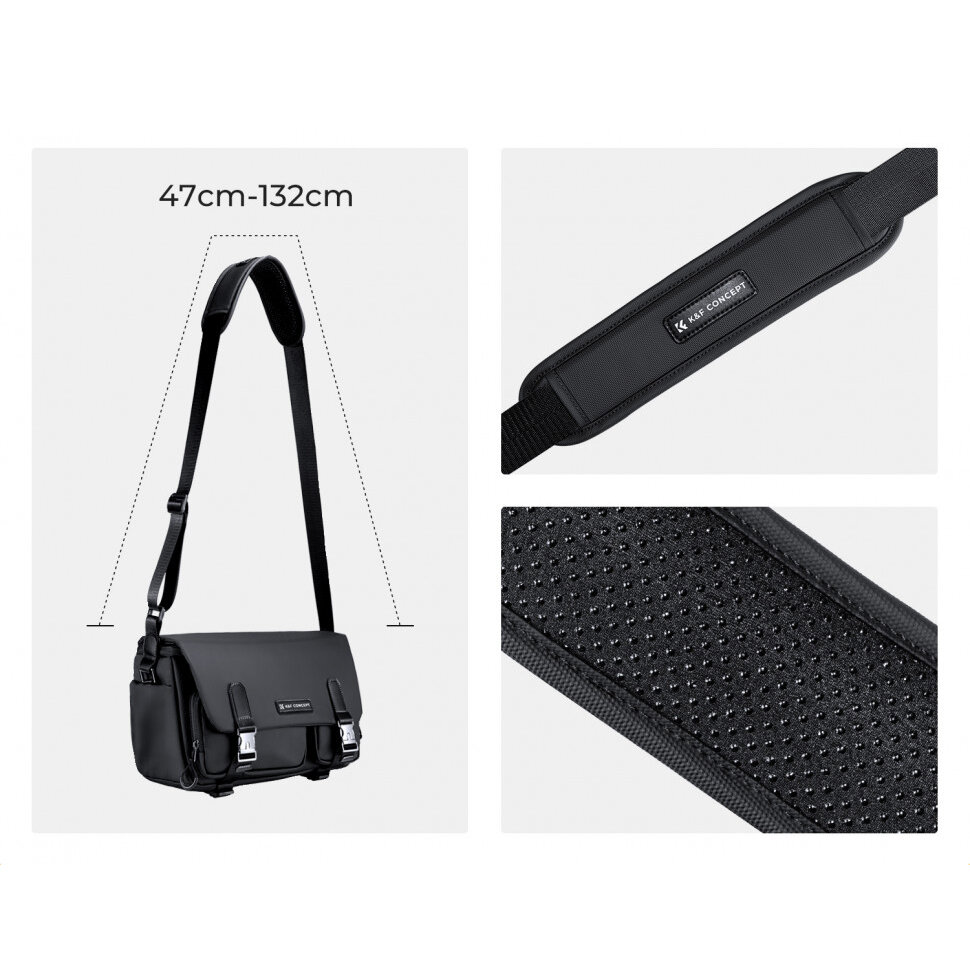 Сумка K&F Concept Urban Wander Sling 10L Бежевая Сумка K&F Concept Urban Wander Sling 10L Бежевая