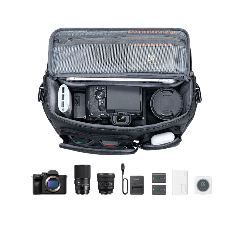 Сумка K&F Concept Urban Wander Sling 10L Коричневая Сумка K&F Concept Urban Wander Sling 10L Коричневая