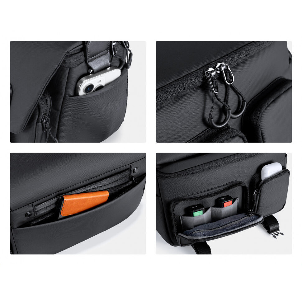 Сумка K&F Concept Urban Wander Sling 10L Коричневая Сумка K&F Concept Urban Wander Sling 10L Коричневая