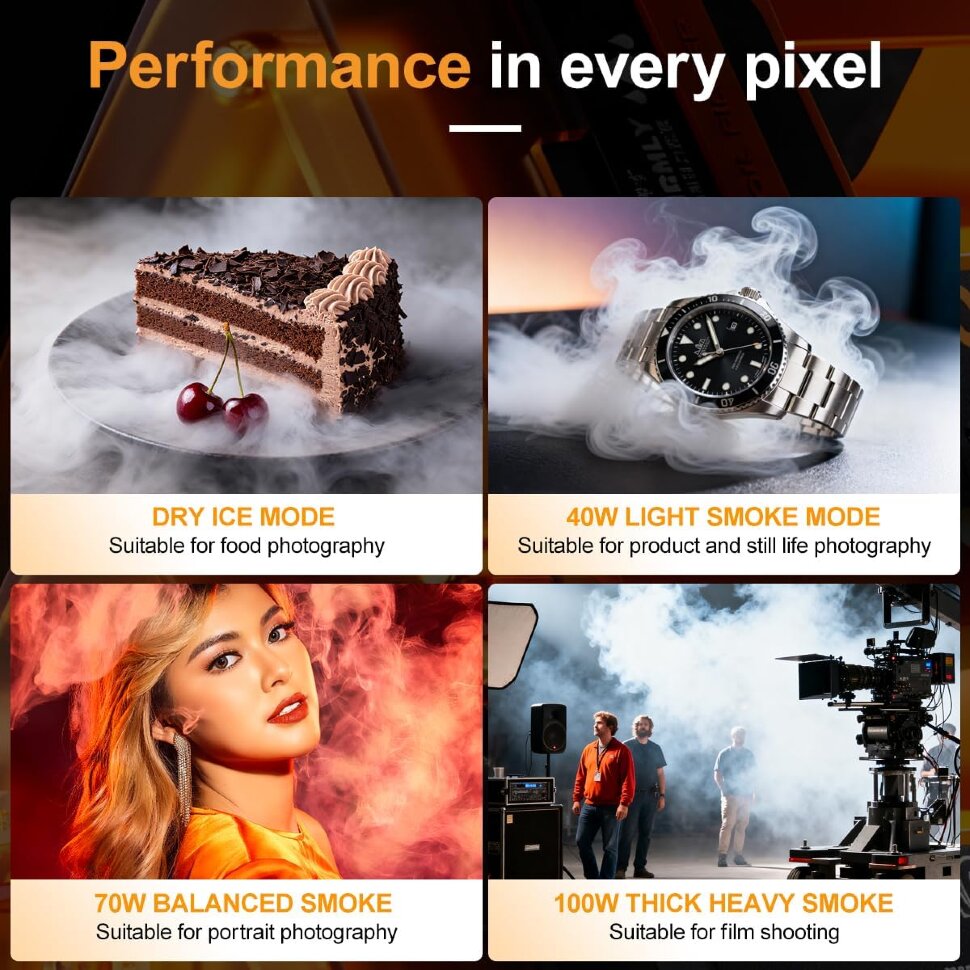 Портативный генератор дыма LensGo Smoke Master Pro Портативный генератор дыма LensGo Smoke Master Pro