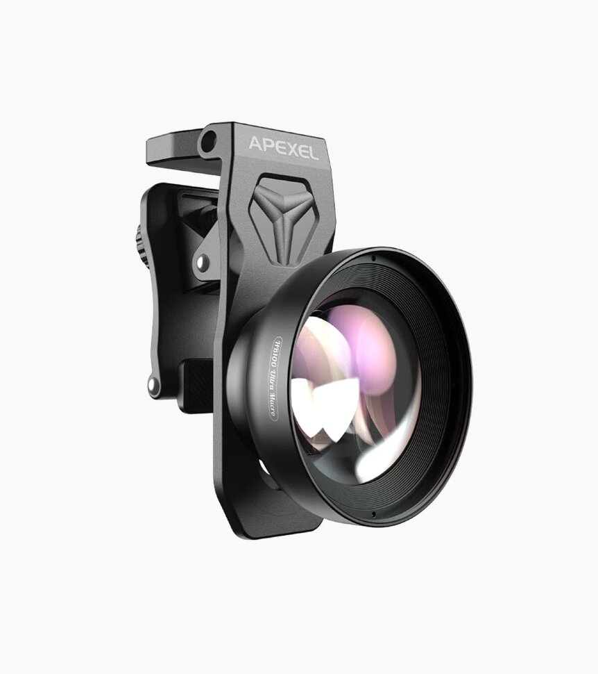 Объектив Apexel 100mm Ultra Macro + CPL, Star 6 для смартфона Объектив Apexel 100mm Ultra Macro + CPL, Star 6 для смартфона