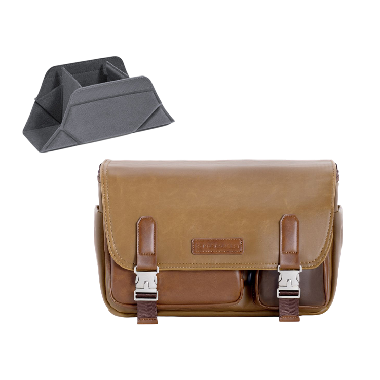 Сумка K&F Concept Urban Wander Sling 10L Коричневая Сумка K&F Concept Urban Wander Sling 10L Коричневая