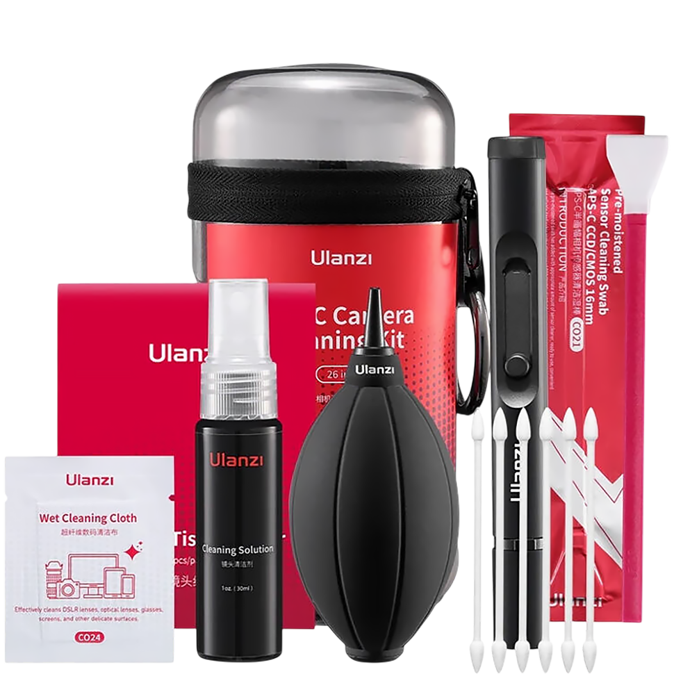 Набор Ulanzi CO28 для чистки FullFrame камеры Набор Ulanzi CO28 для чистки FullFrame камеры