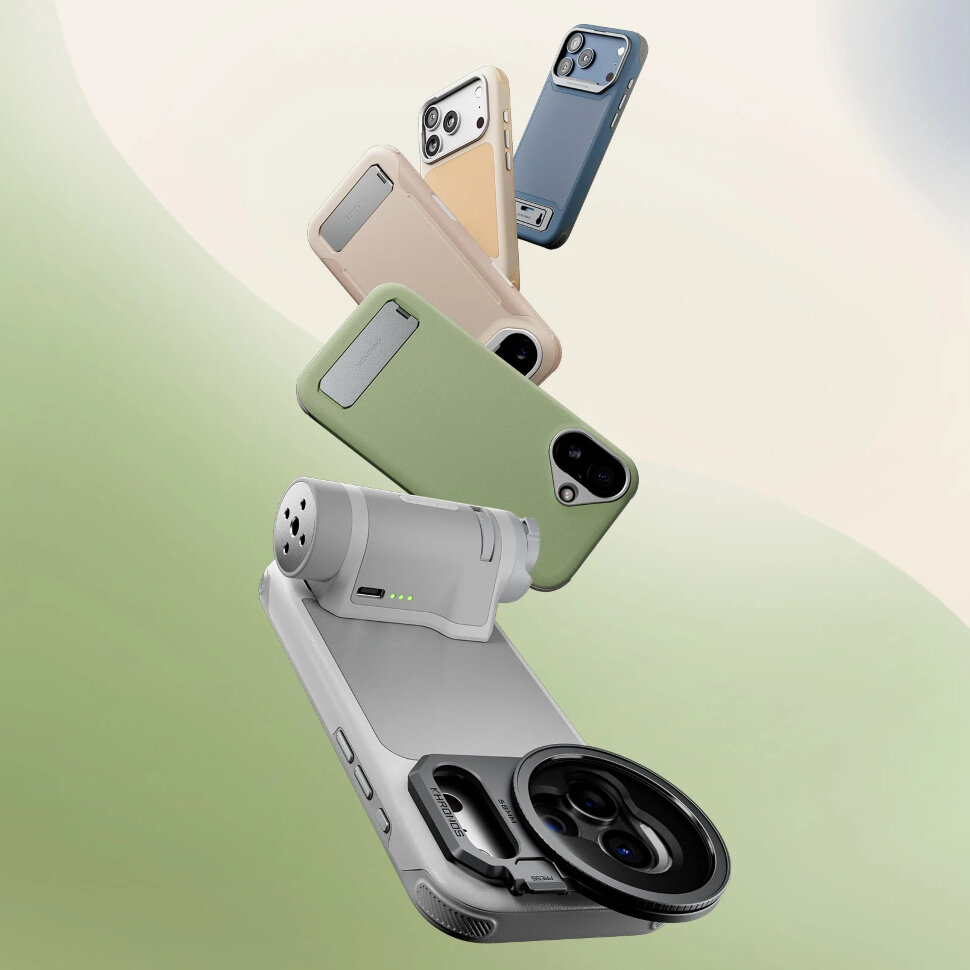 Чехол Tilta Khronos Lite для iPhone 17 Pro Серый Чехол Tilta Khronos Lite для iPhone 17 Pro Серый