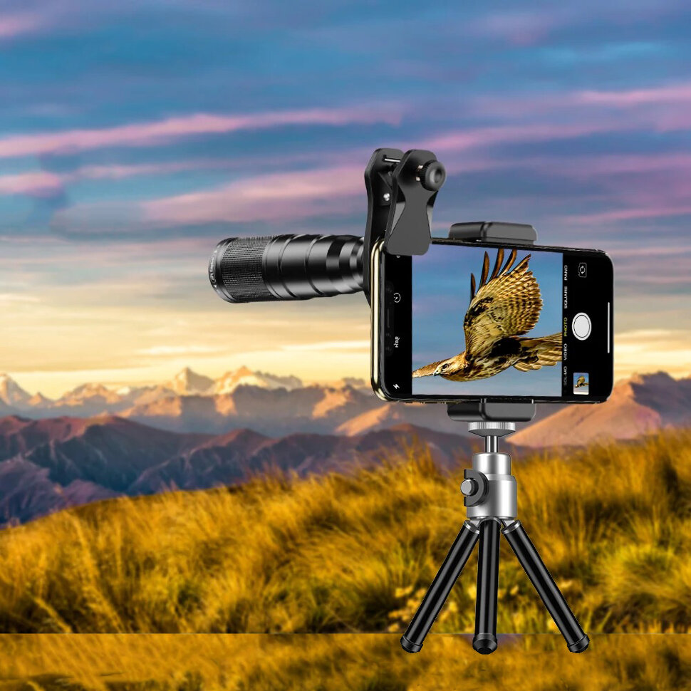 Объектив Apexel 22X Telephoto для смартфона Объектив Apexel 22X Telephoto для смартфона