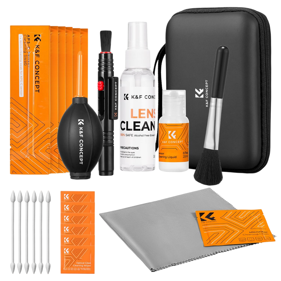 Набор для чистки K&F Concept 25-in-1 Professional APS-C Cleaning Kit Набор для чистки K&F Concept 25-in-1 Professional APS-C Cleaning Kit
