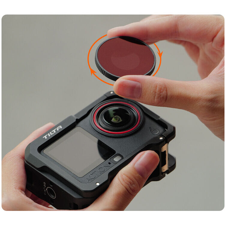 Светофильтр Tilta CPL для DJI Osmo Action 6 Чёрный Светофильтр Tilta CPL для DJI Osmo Action 6 Чёрный