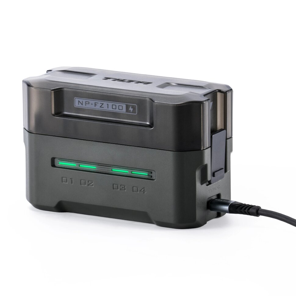 Зарядный кейс Tilta Portable Charging Station для NP-FZ100 Белый Зарядный кейс Tilta Portable Charging Station для NP-FZ100 Белый