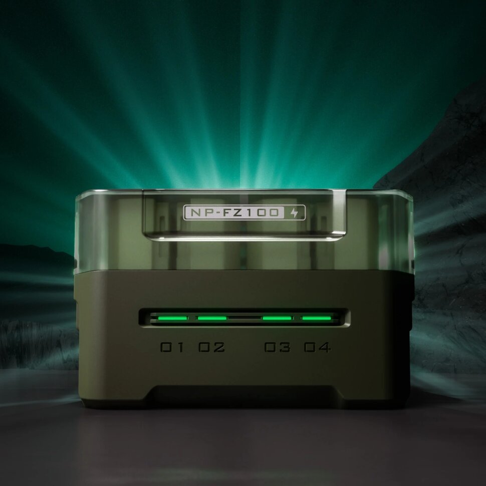 Зарядный кейс Tilta Portable Charging Station для NP-FZ100 Белый Зарядный кейс Tilta Portable Charging Station для NP-FZ100 Белый