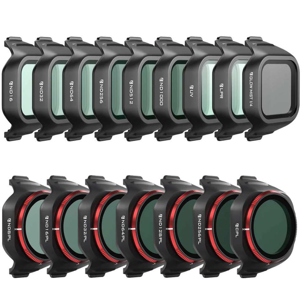 Комплект светофильтров Freewell MEGA для DJI Mini 5 Pro (16шт)