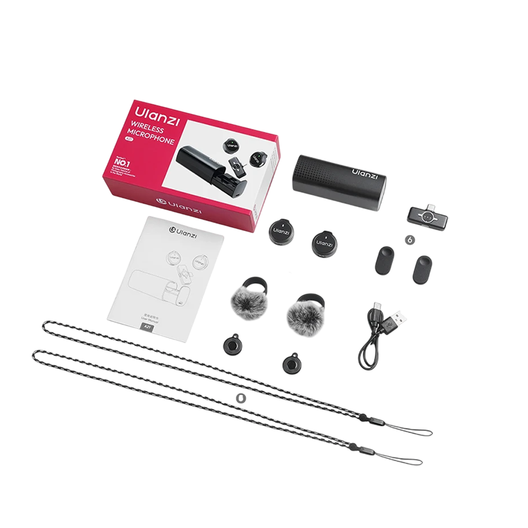 Радиосистема Ulanzi A21 Type-C Чёрная Радиосистема Ulanzi A21 Type-C Чёрная