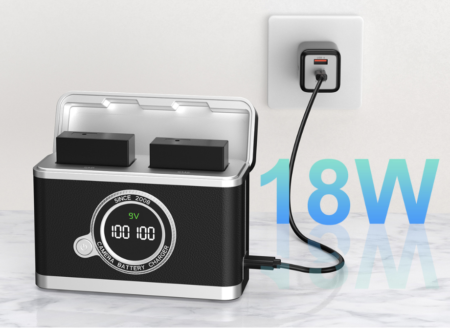 Зарядный кейс KingMa PowerCase Duo для LP-E12 Зарядный кейс KingMa PowerCase Duo для LP-E12