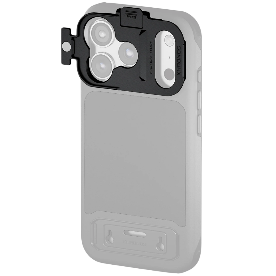 Адаптер светофильтра Tilta Khronos QR Filter Tray для iPhone 17 Pro Чёрный