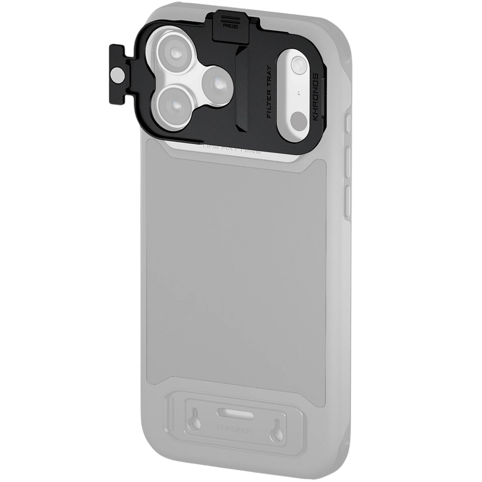 Адаптер светофильтра Tilta Khronos QR Filter Tray для iPhone 17 Pro Max Чёрный