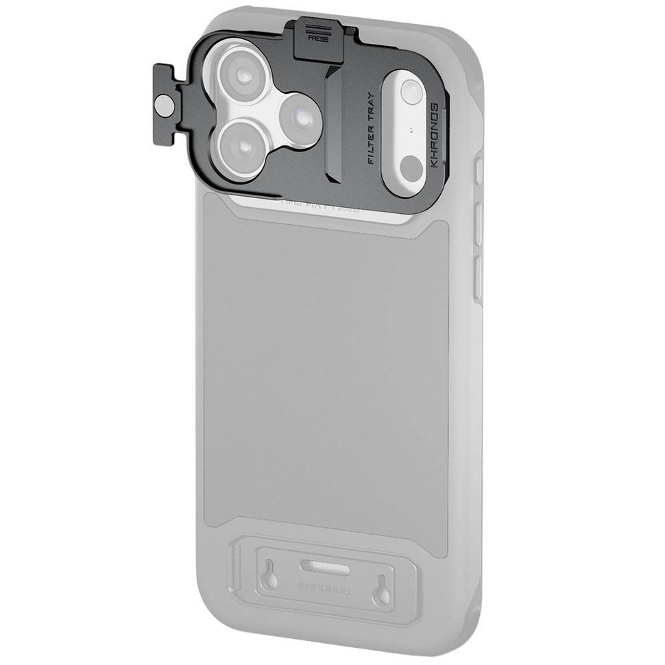 Адаптер светофильтра Tilta Khronos QR Filter Tray для iPhone 17 Pro Max Серый