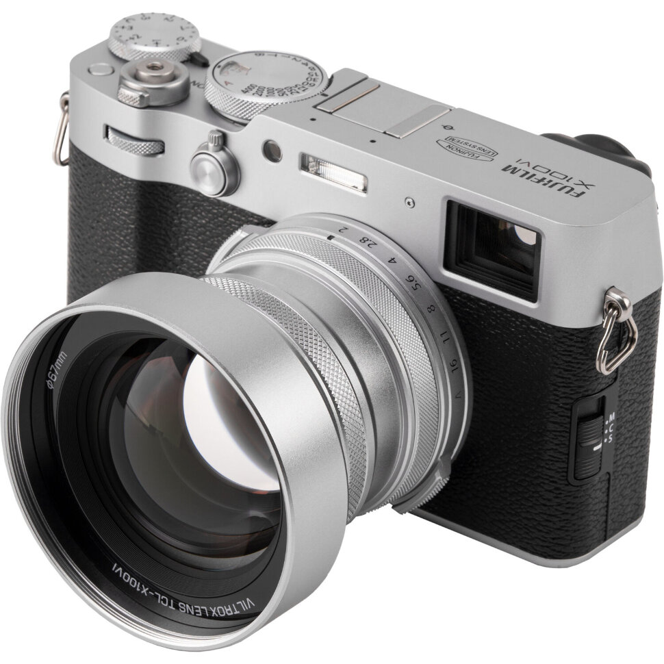 Телеконвертер Viltrox TCL-X100VI для Fujifilm X100 series Серебро Телеконвертер Viltrox TCL-X100VI для Fujifilm X100 series Серебро