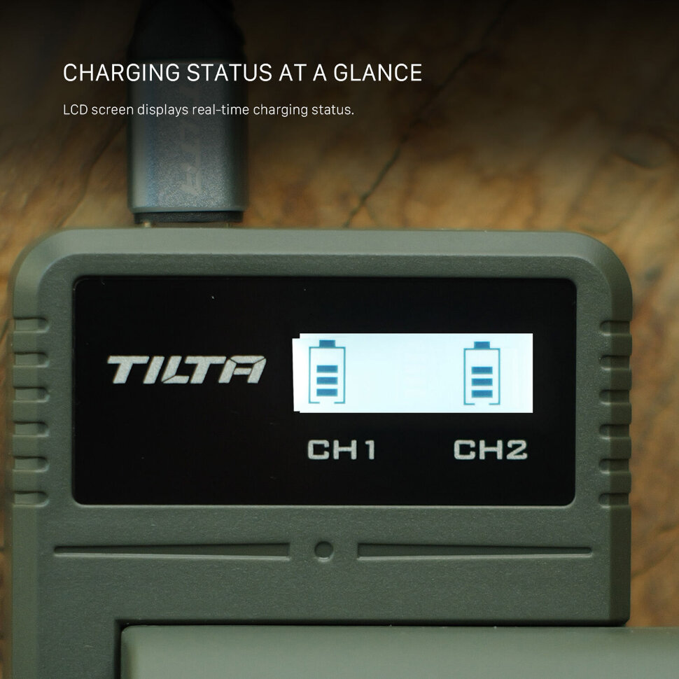 Зарядное устройство Tilta Battery Charger для NP-F Зелёное Зарядное устройство Tilta Battery Charger для NP-F Зелёное