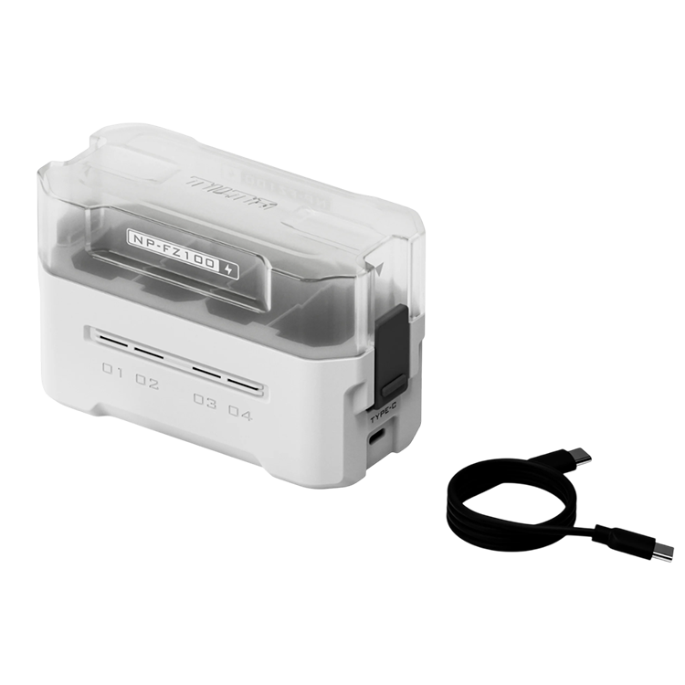 Зарядный кейс Tilta Portable Charging Station для NP-FZ100 Белый Зарядный кейс Tilta Portable Charging Station для NP-FZ100 Белый