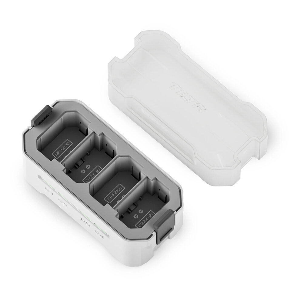 Зарядный кейс Tilta Portable Charging Station для NP-FZ100 Белый Зарядный кейс Tilta Portable Charging Station для NP-FZ100 Белый