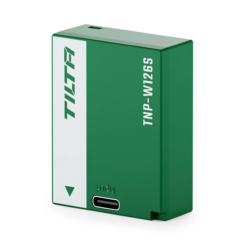 Аккумулятор Tilta NP-W126S Type-C 1050mAh Зелёный Аккумулятор Tilta NP-W126S Type-C 1050mAh Зелёный