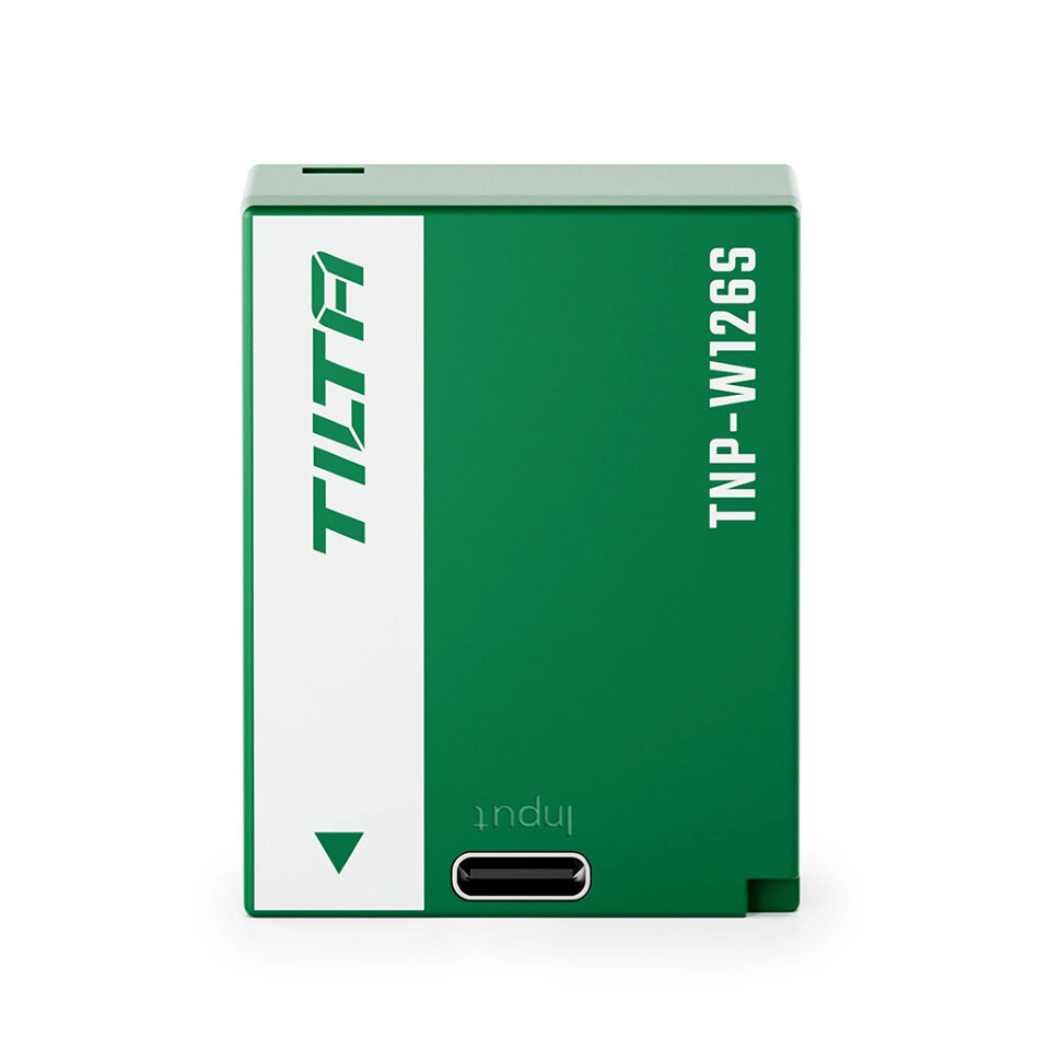 Аккумулятор Tilta NP-W126S Type-C 1050mAh Зелёный Аккумулятор Tilta NP-W126S Type-C 1050mAh Зелёный