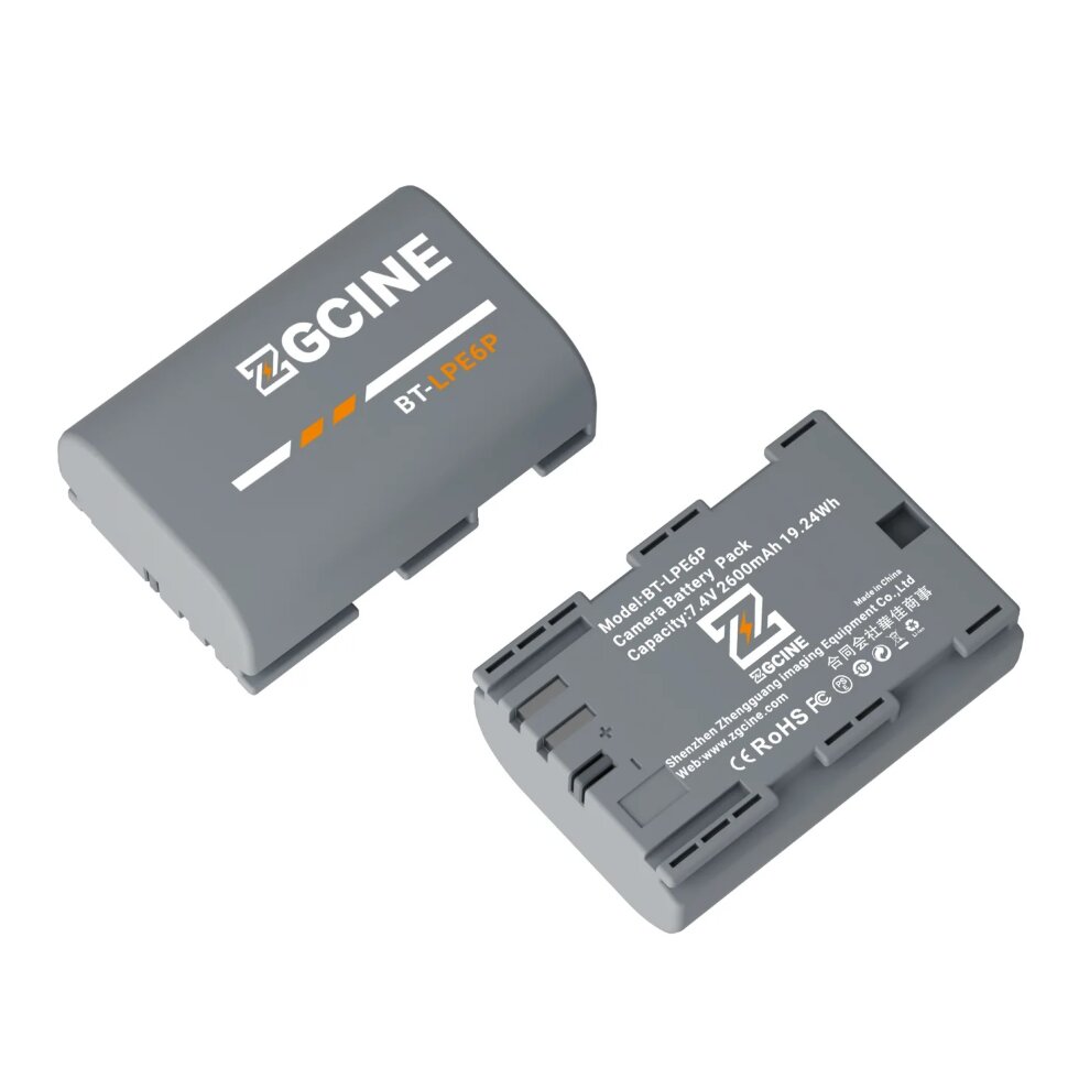Аккумулятор ZGCine LP-E6P 2600mAh Аккумулятор ZGCine LP-E6P 2600mAh