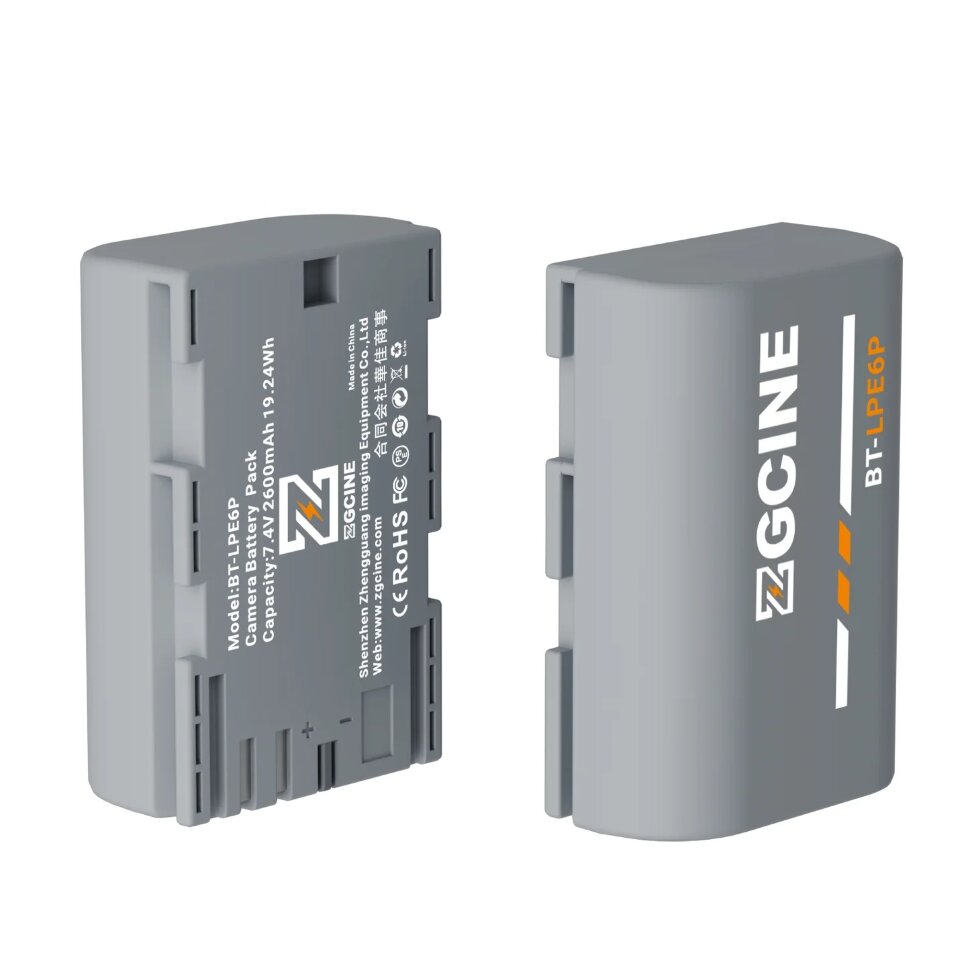 Аккумулятор ZGCine LP-E6P 2600mAh Аккумулятор ZGCine LP-E6P 2600mAh