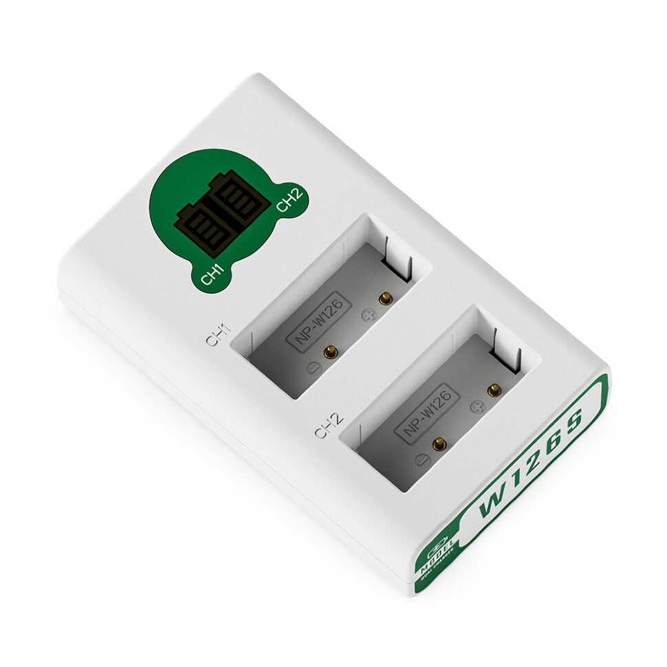 Зарядное устройство Tilta Battery Charger для NP-W126S Зелёный Зарядное устройство Tilta Battery Charger для NP-W126S Зелёный