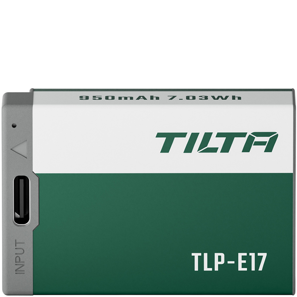 Аккумулятор Tilta LP-E17 Type-C 950mAh Зелёный Аккумулятор Tilta LP-E17 Type-C 950mAh Зелёный