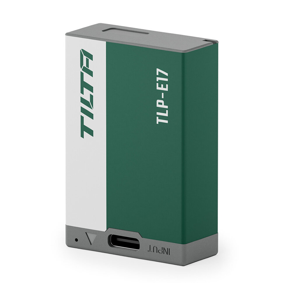 Аккумулятор Tilta LP-E17 Type-C 950mAh Зелёный Аккумулятор Tilta LP-E17 Type-C 950mAh Зелёный