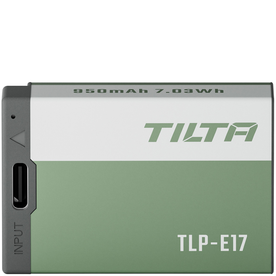 Аккумулятор Tilta LP-E17 Type-C 950mAh Светло-зелёный Аккумулятор Tilta LP-E17 Type-C 950mAh Светло-зелёный