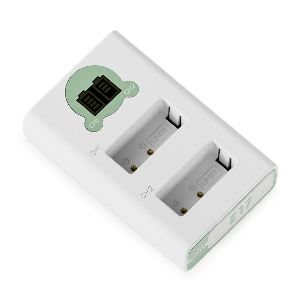 Зарядное устройство Tilta Battery Charger для LP-E17 Светло-зелёное Зарядное устройство Tilta Battery Charger для LP-E17 Светло-зелёное