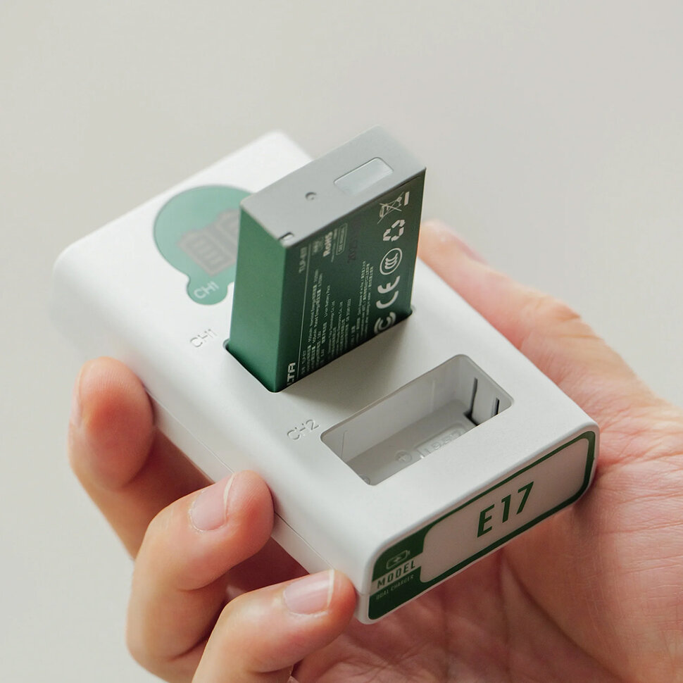 Зарядное устройство Tilta Battery Charger для LP-E17 Светло-зелёное Зарядное устройство Tilta Battery Charger для LP-E17 Светло-зелёное