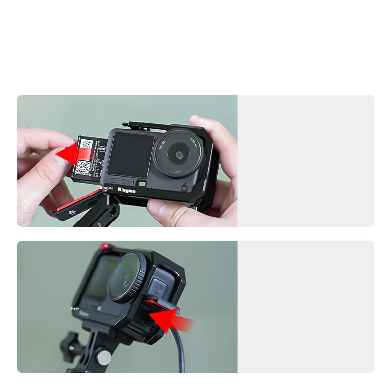 Клетка KingMa для DJI Osmo Action 3/4/5 Pro Клетка KingMa для DJI Osmo Action 3/4/5 Pro