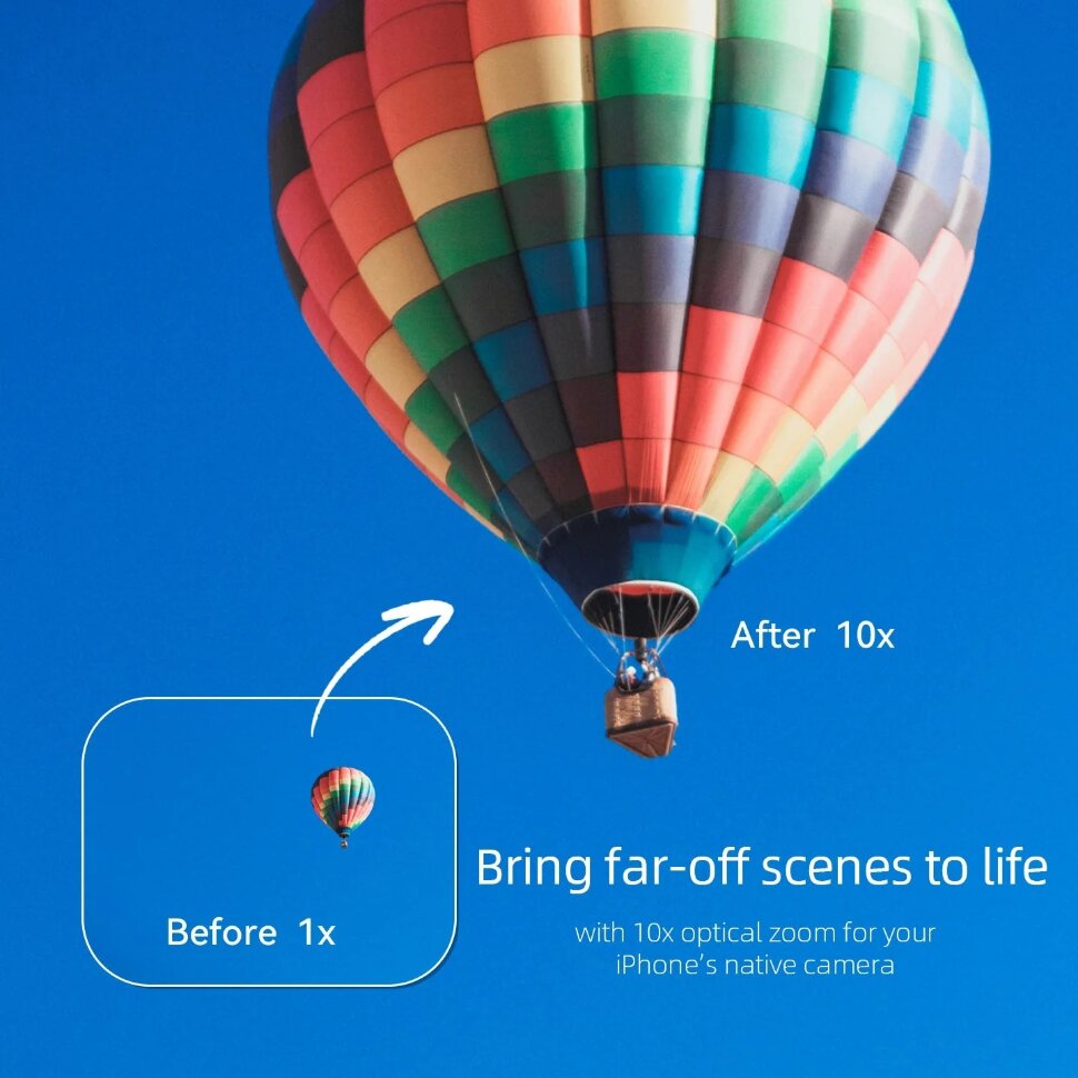 Объектив FotorGear Retro 2X Telephoto для смартфона Объектив FotorGear Retro 2X Telephoto для смартфона