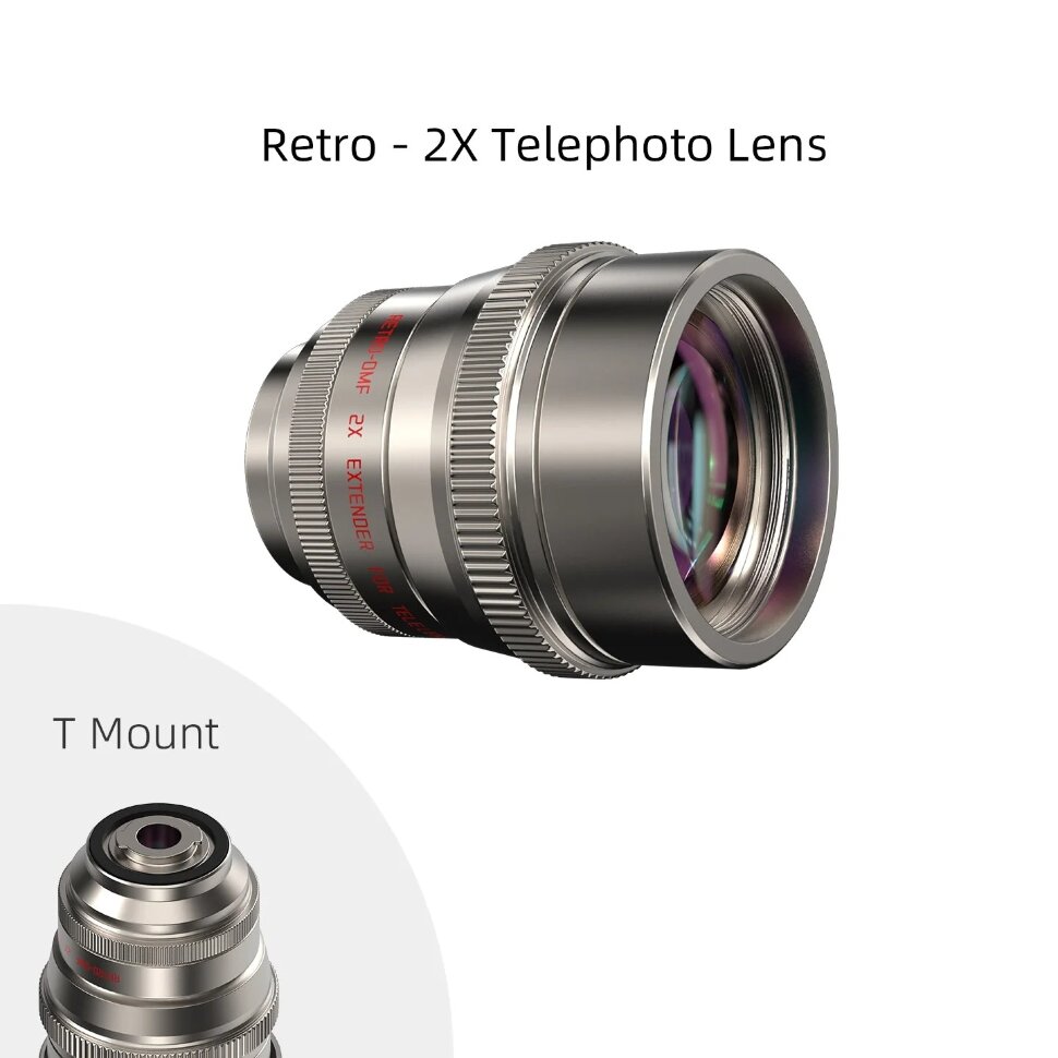 Объектив FotorGear Retro 2X Telephoto для смартфона Объектив FotorGear Retro 2X Telephoto для смартфона